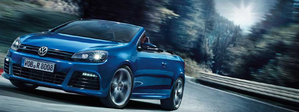Hot New VW Golf R Cabriolet ready for the summer