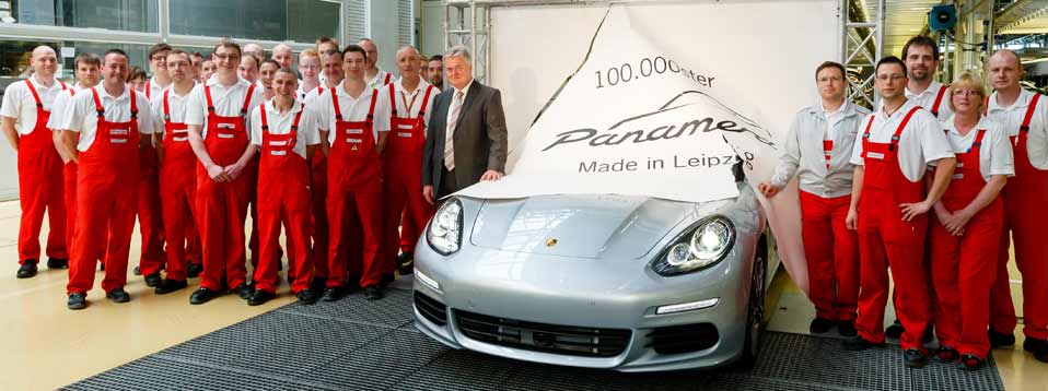 100k Porsche Panameras built