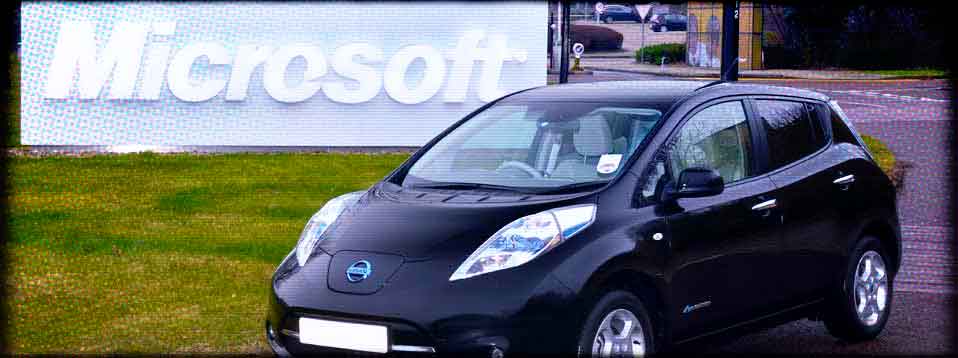 Microsoft UK takes delivery of tow Nissan Leafs after extensive tests