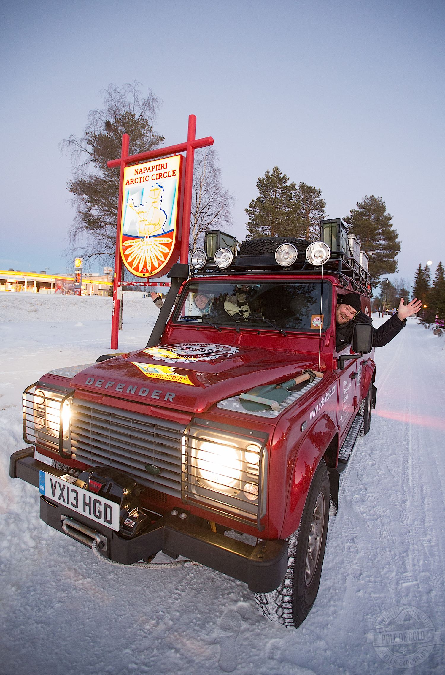 The Pole of Cold Land Rover Expedition