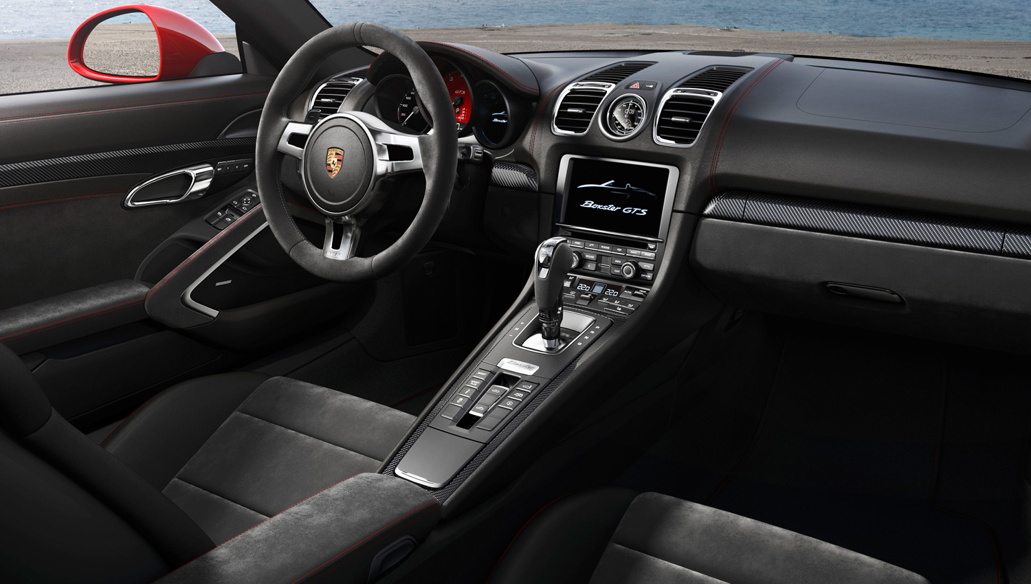 Interior of the new Porsche Boxster GTS