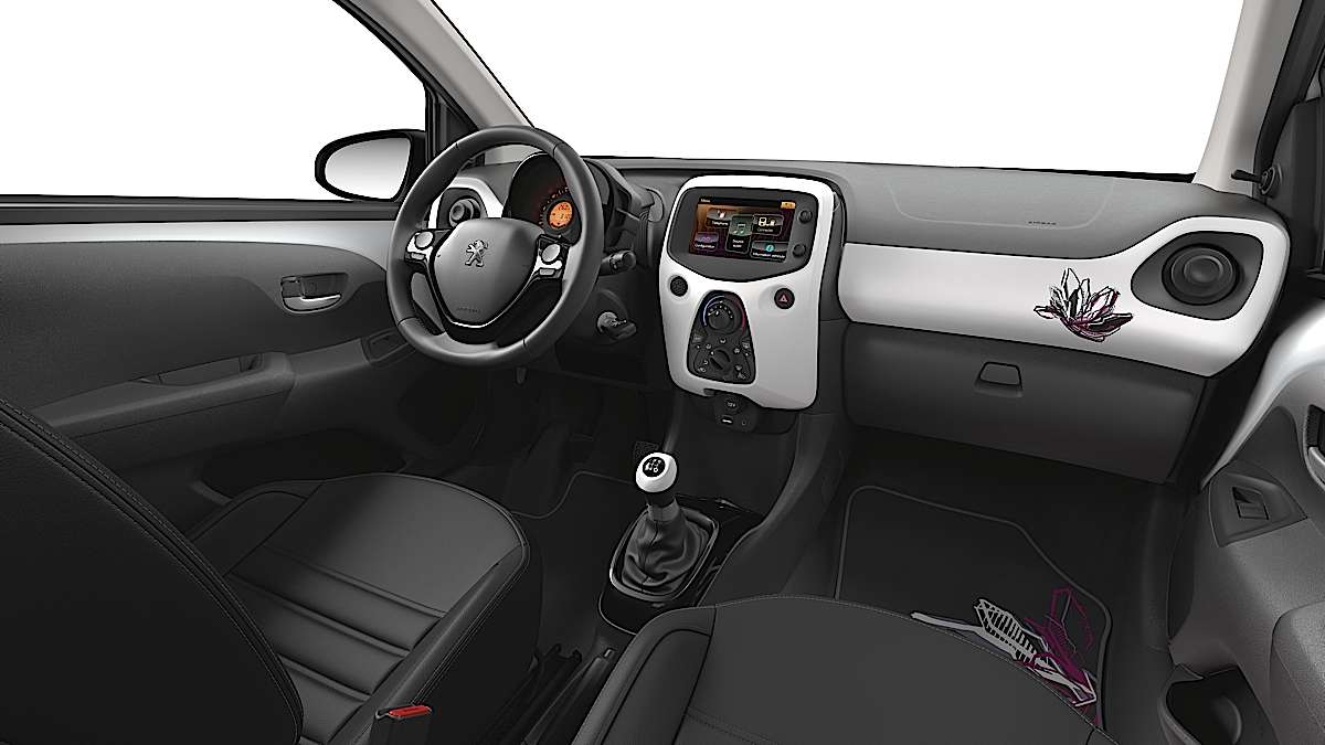 tattoo interior of the All new Peugeot 108